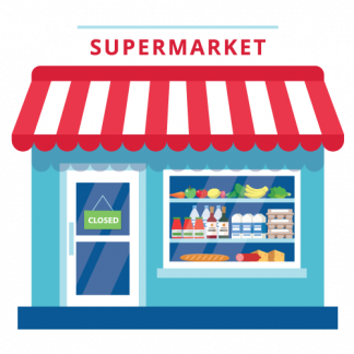 Department & Grocery closings in the USA from April to June 2023
