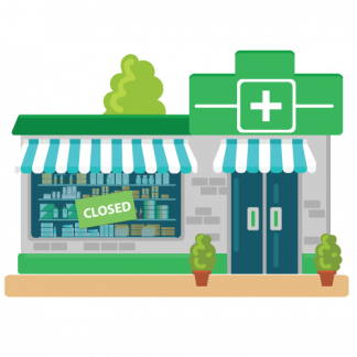 Healthcare closings in the USA from April to June 2023