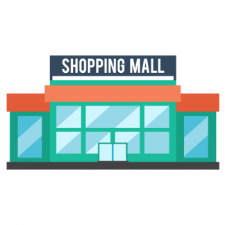 Shopping malls locations in the USA