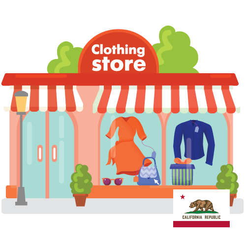 List of all top Apparel And Accessory Stores locations in California