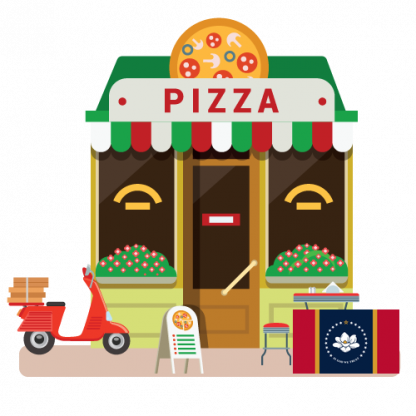 Top Pizza Chains in Mississippi USA