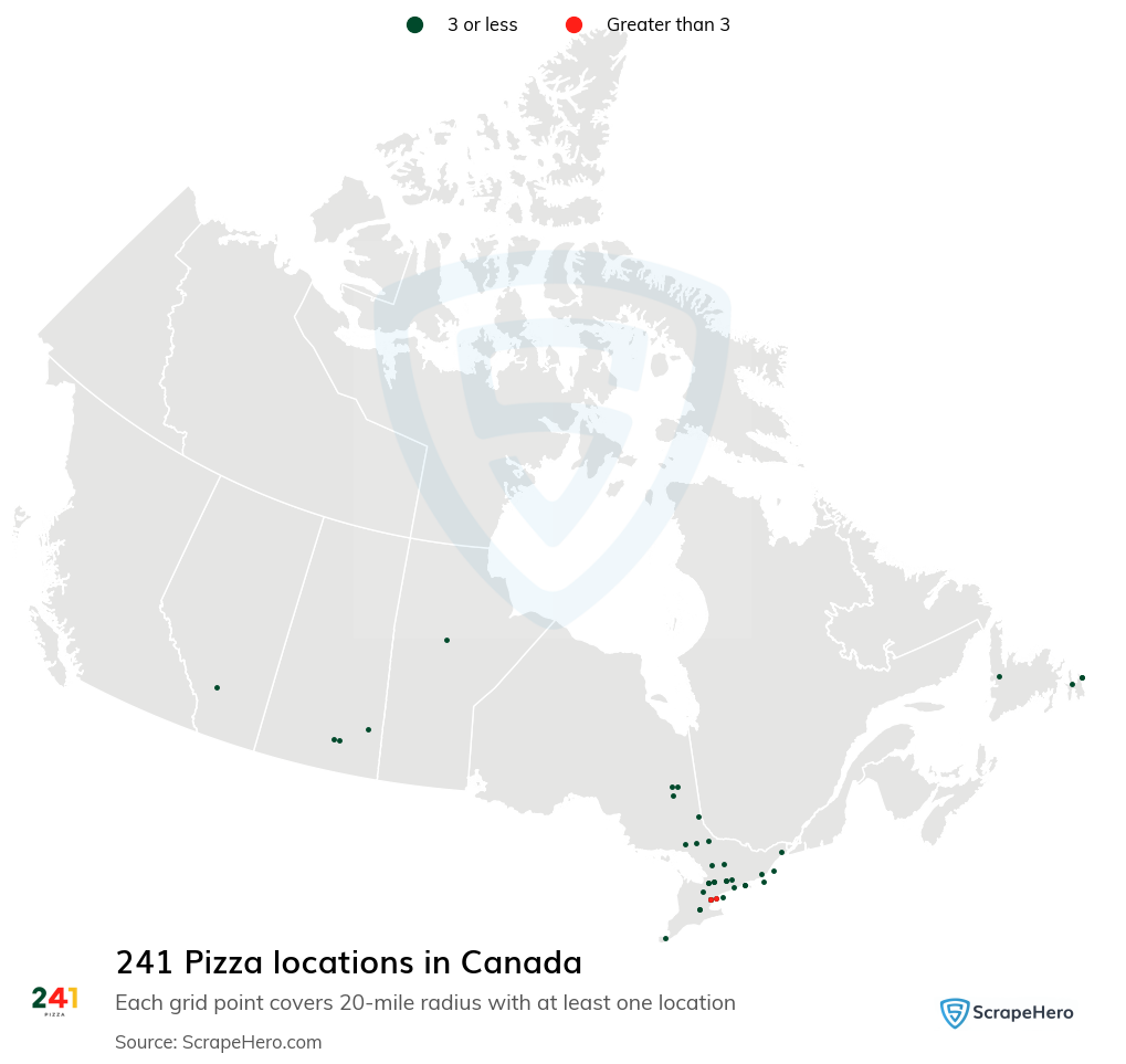 241 Pizza restaurant locations