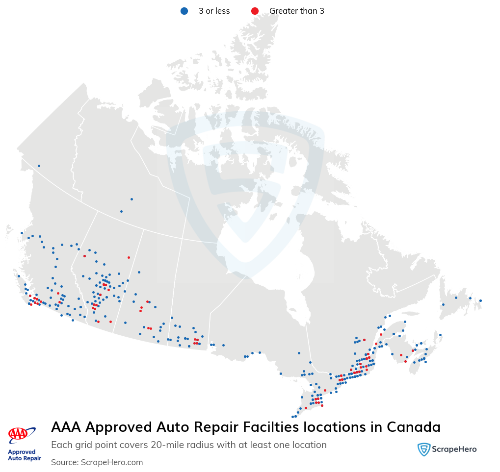 AAA Approved Auto Repair Facilties locations