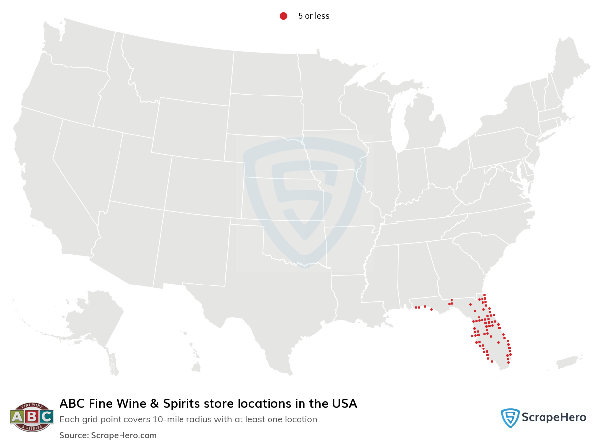 ABC Fine Wine & Spirits store locations