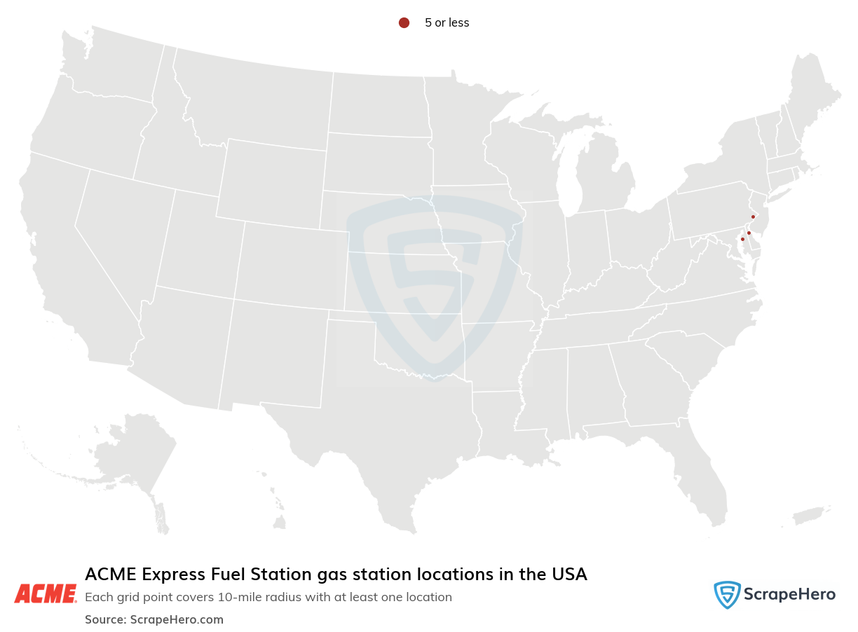 ACME Express Fuel Station gas station locations