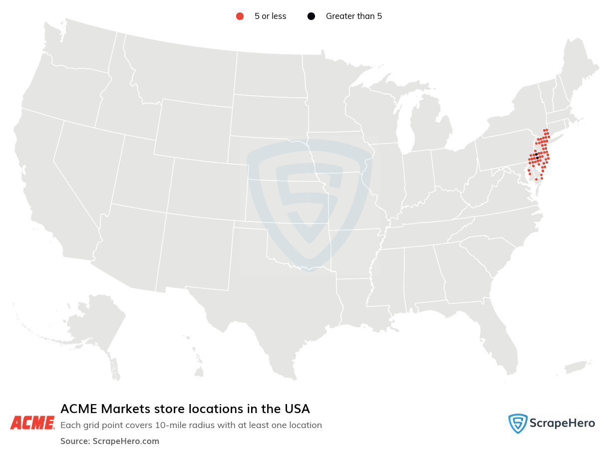 ACME Markets store locations