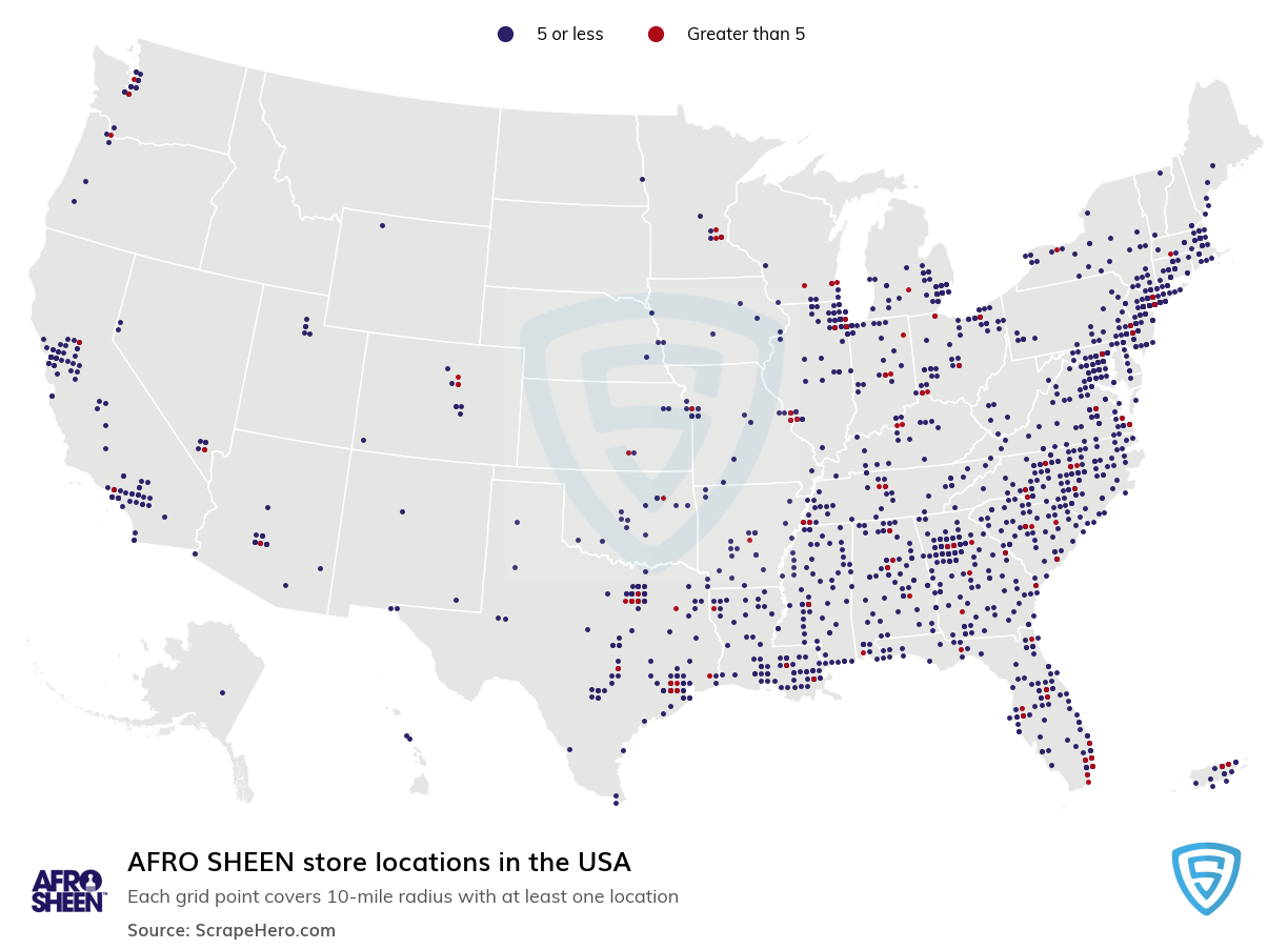 AFRO SHEEN store locations