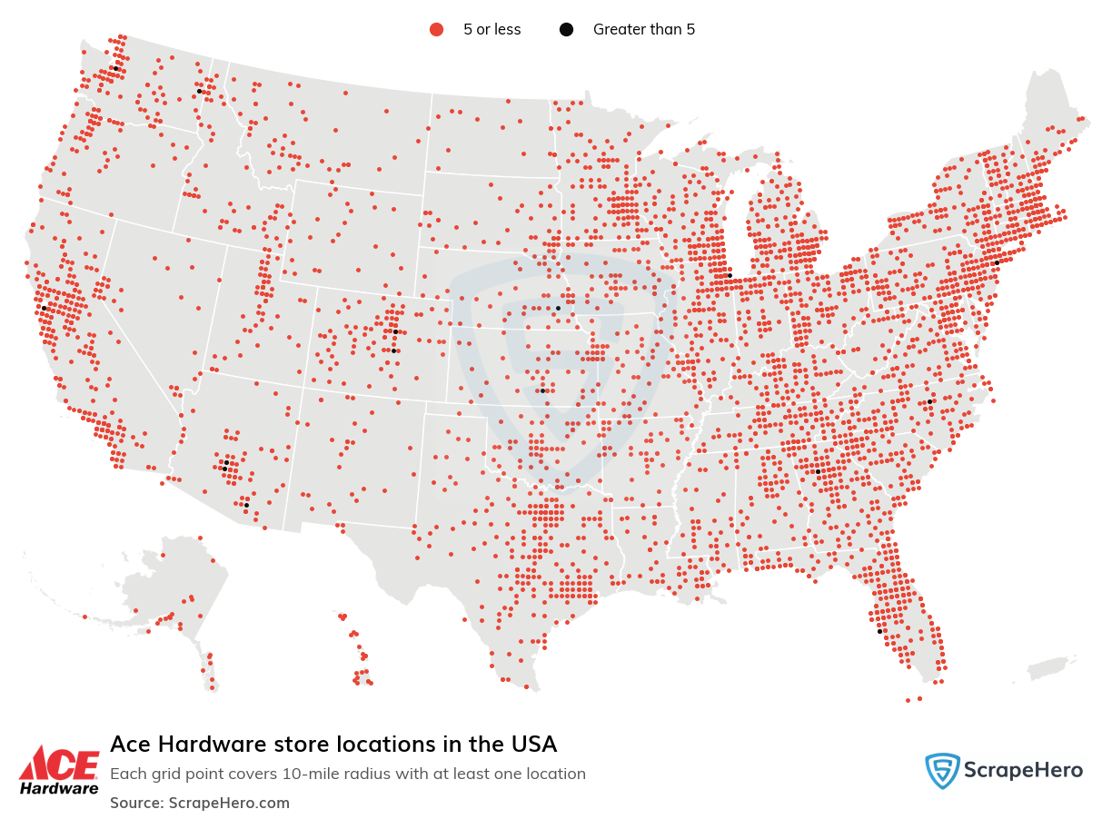 Ace Hardware store locations