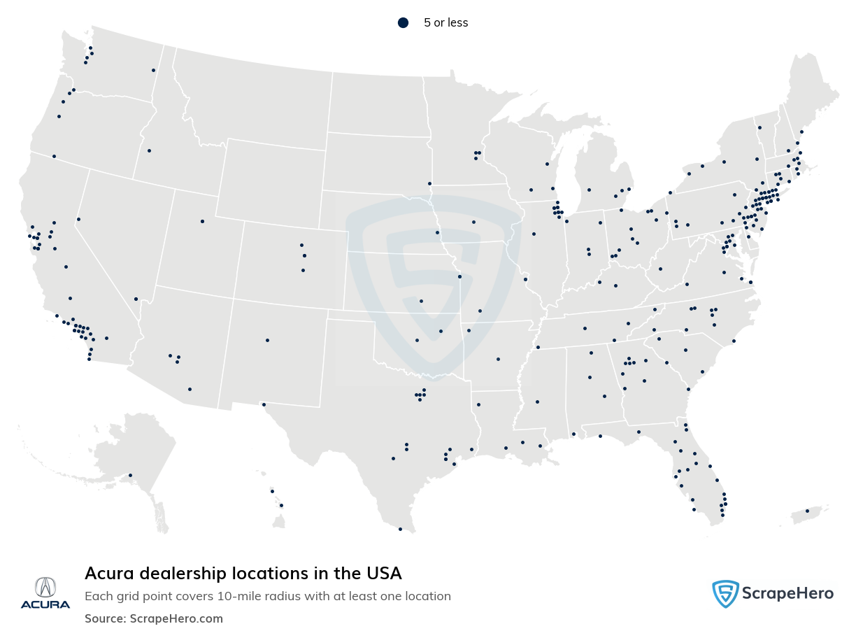 Acura dealership locations