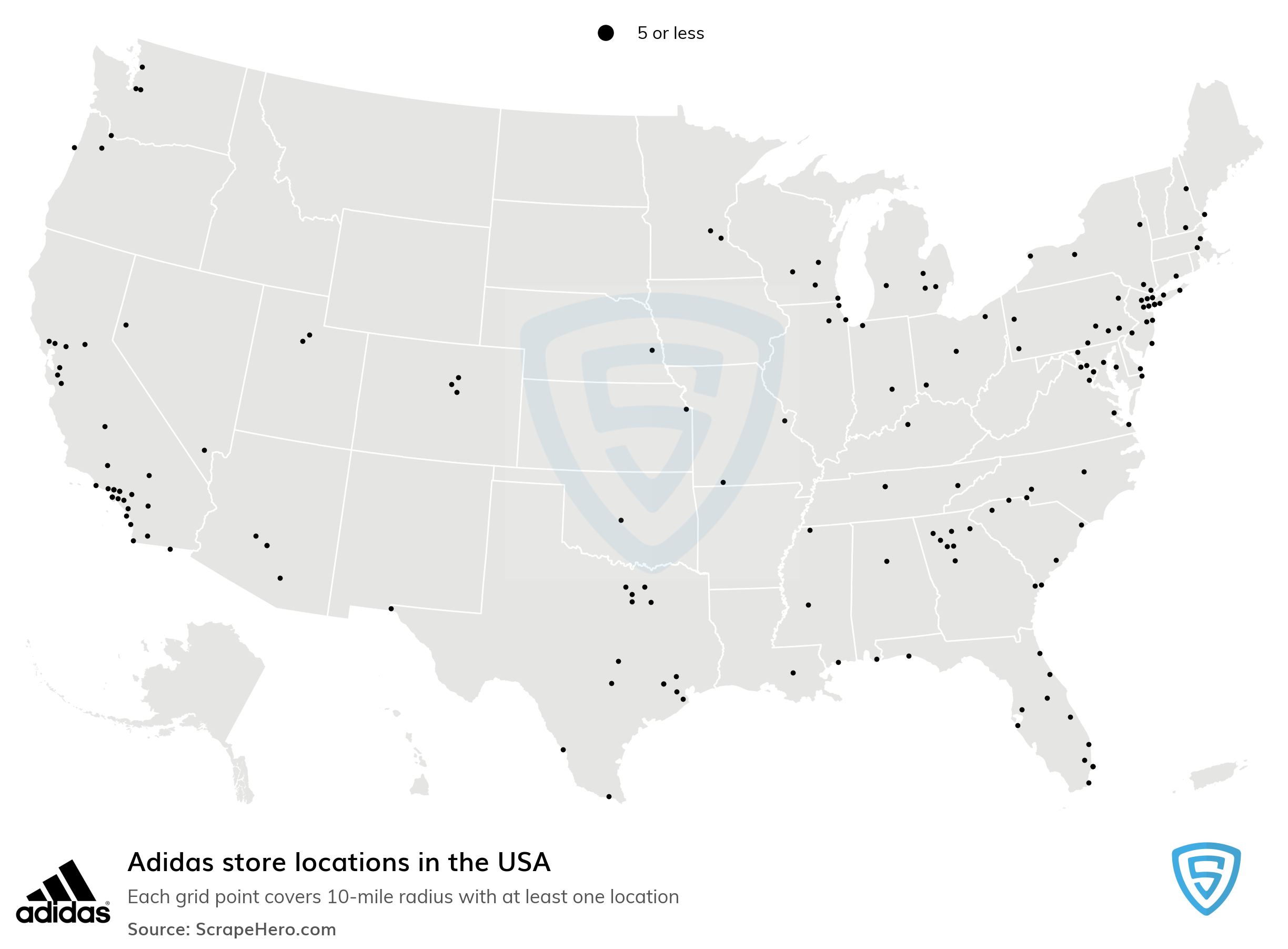adidas locations worldwide