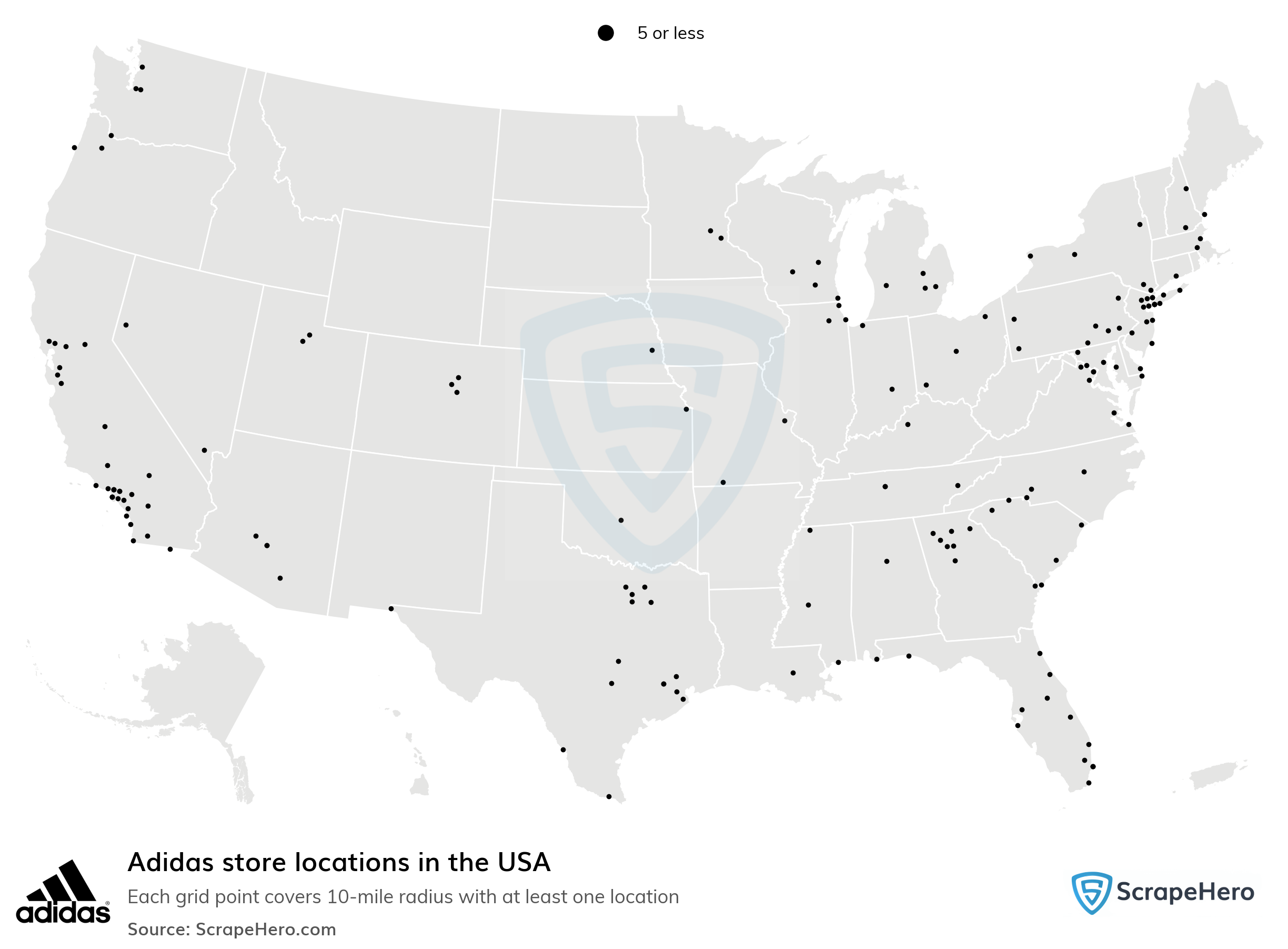 adidas locations worldwide