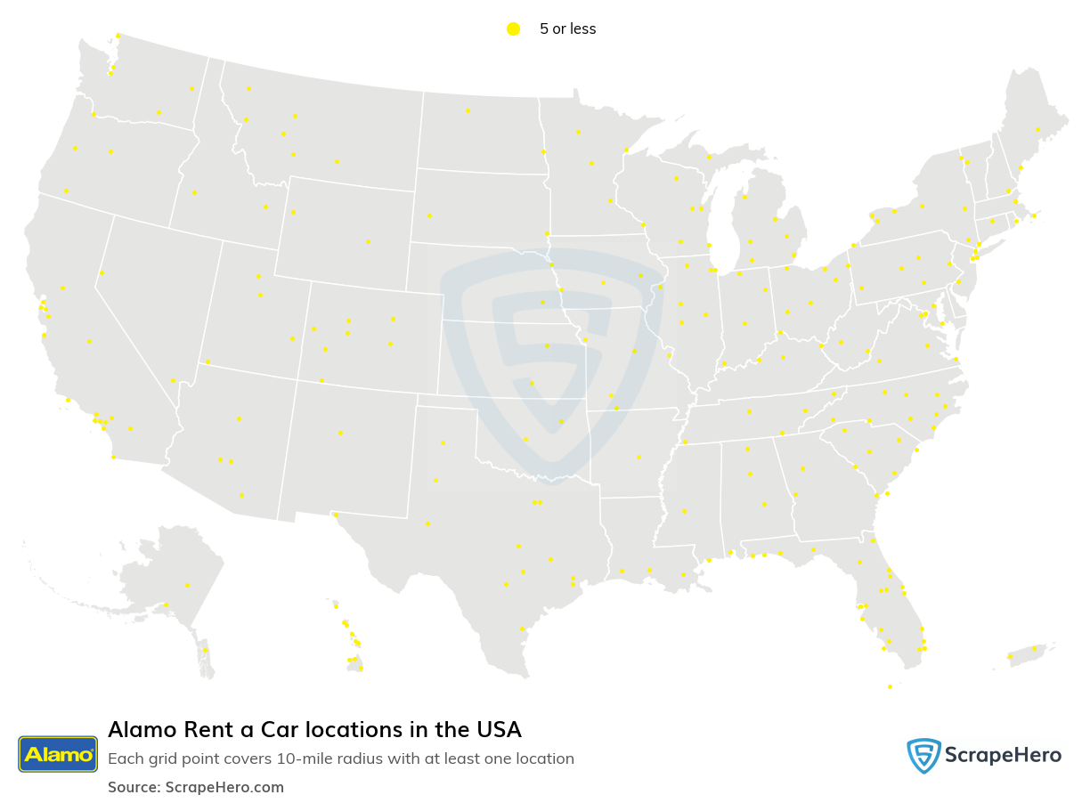 Alamo Rent a Car locations