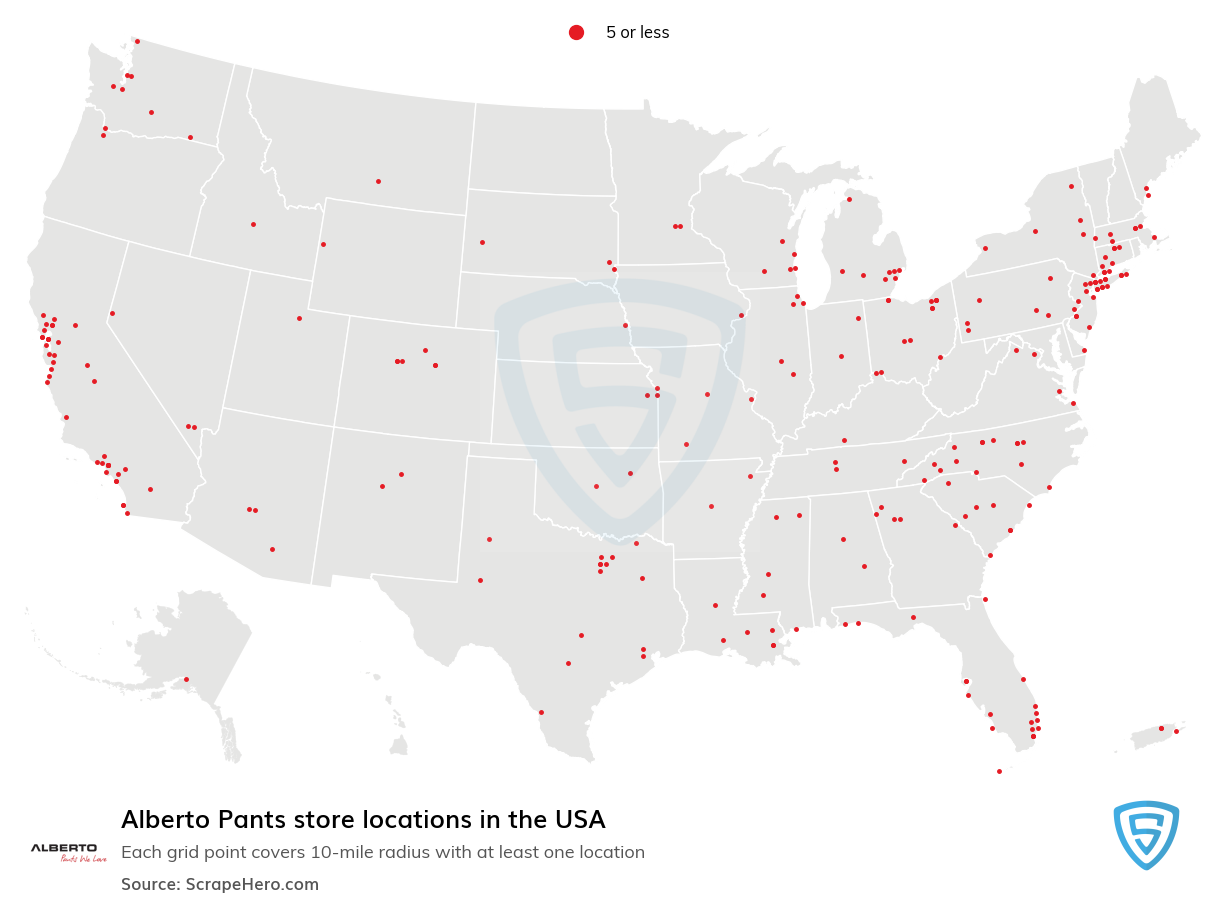 Alberto Pants store locations