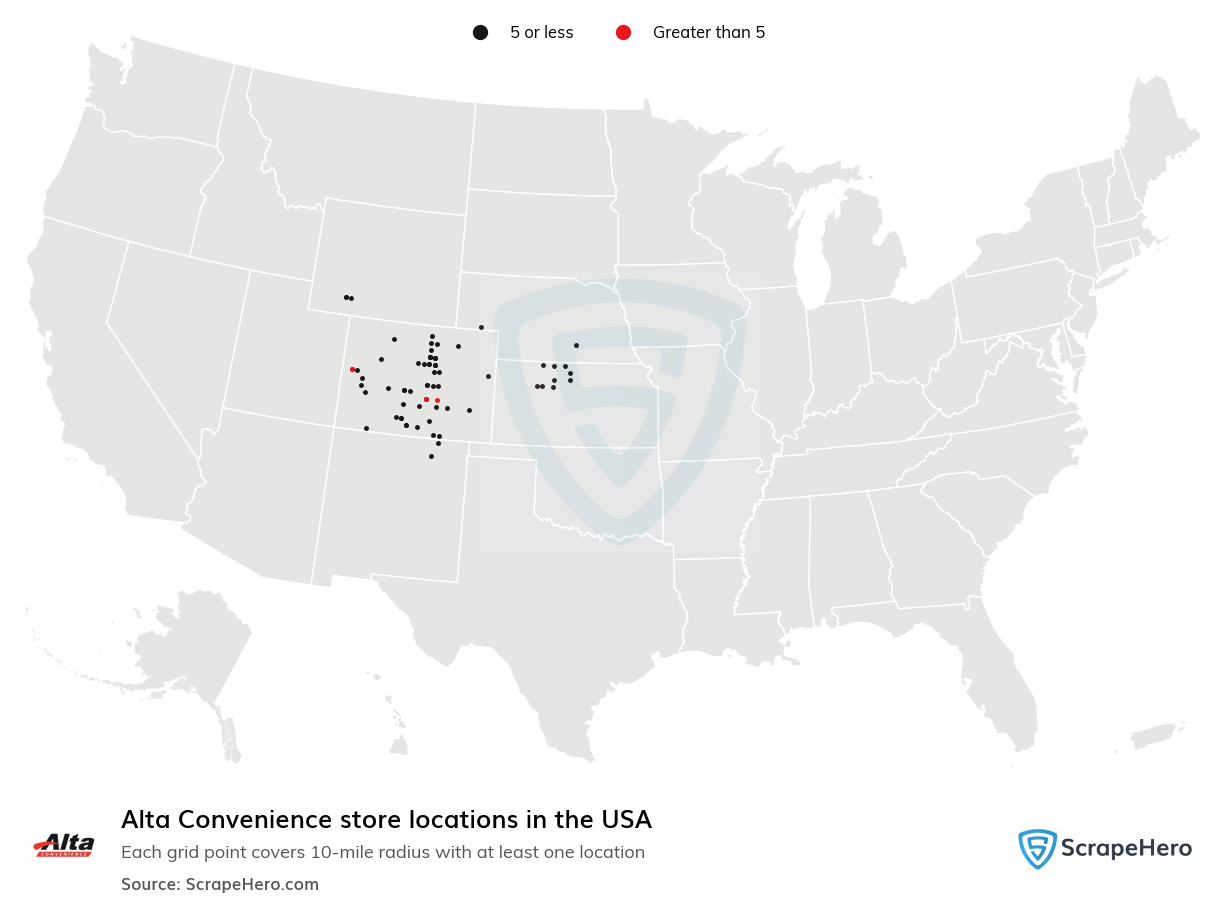 Alta Convenience store locations