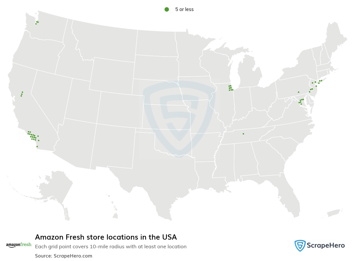 Amazon Fresh store locations