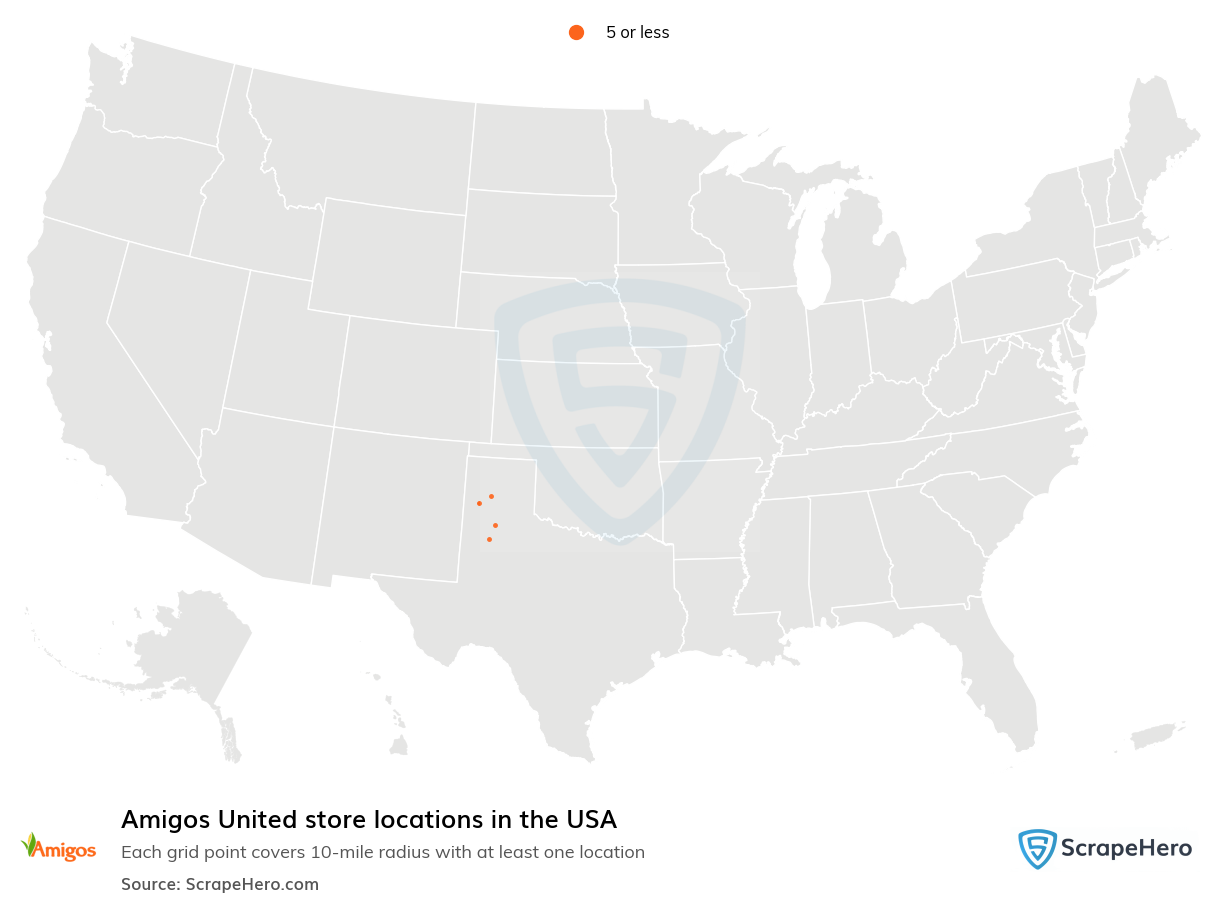 Amigos United store locations