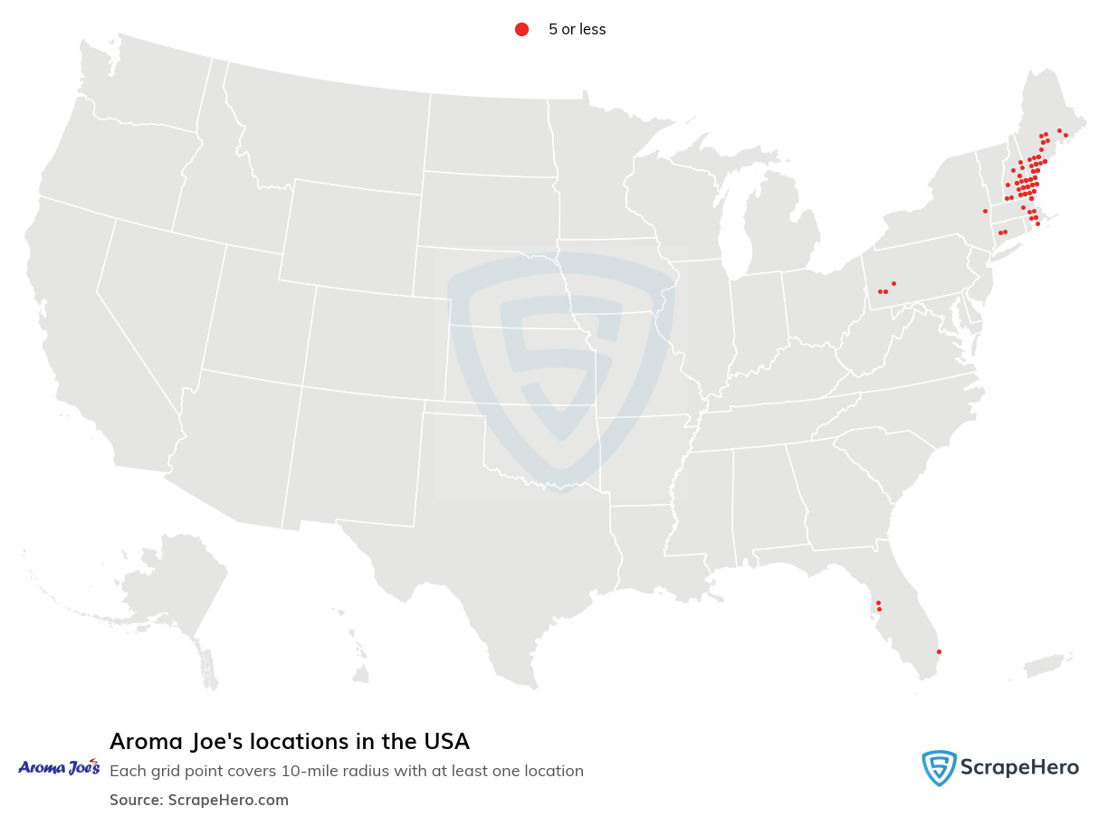 Aroma Joe's locations