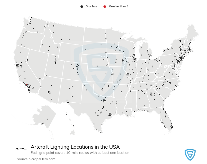 Artcraft Lighting locations