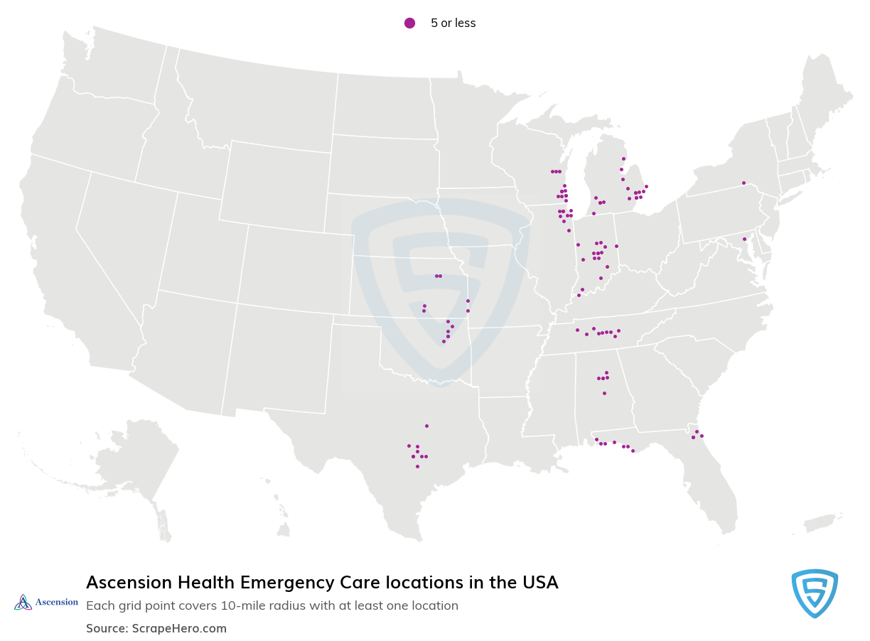 Ascension Health Emergency Care locations