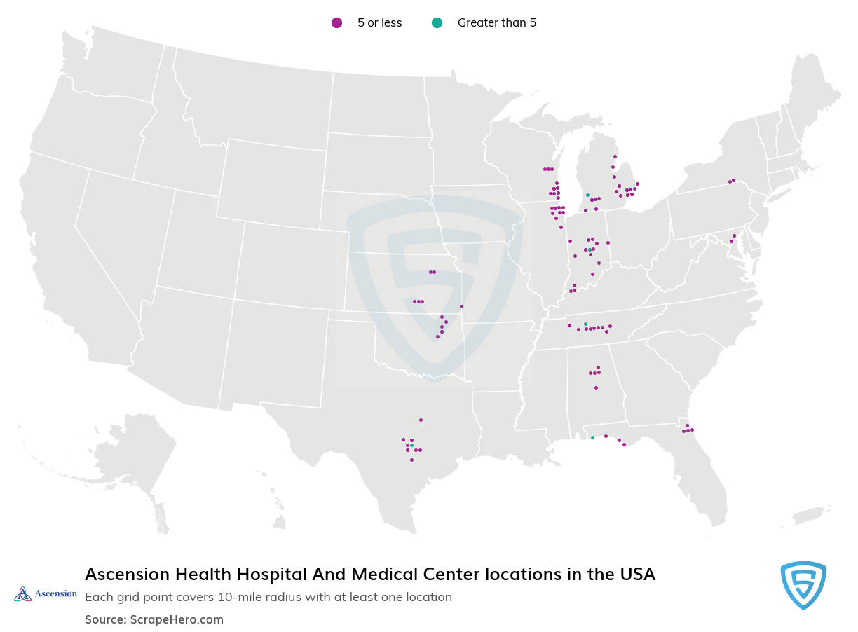 Ascension Health Hospital And Medical Center locations