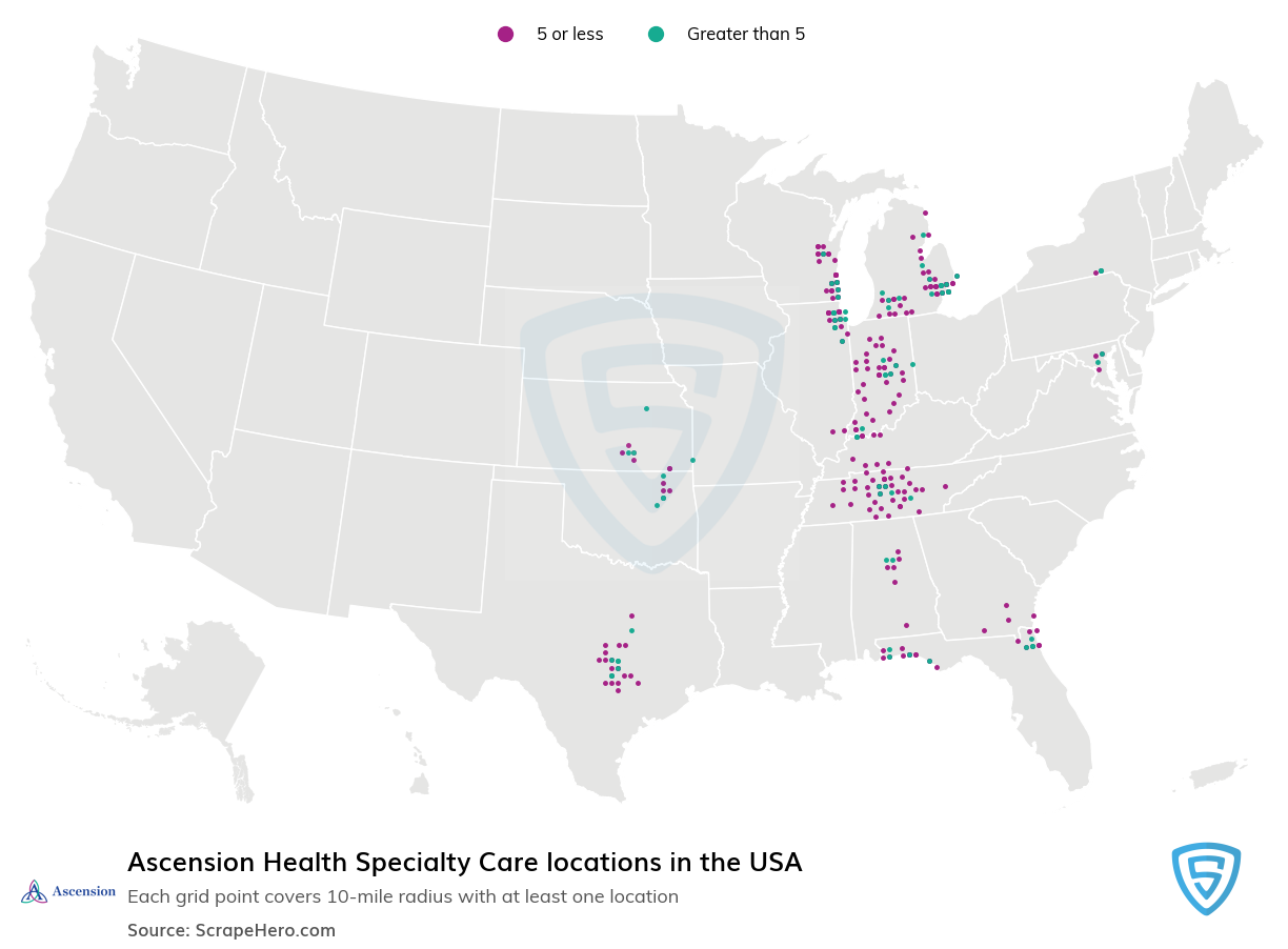 Ascension Health Specialty Care locations