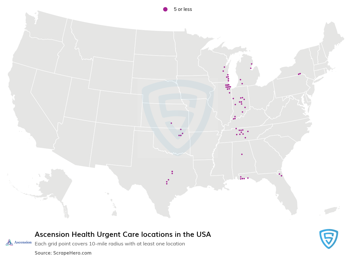 Ascension Health Urgent Care locations