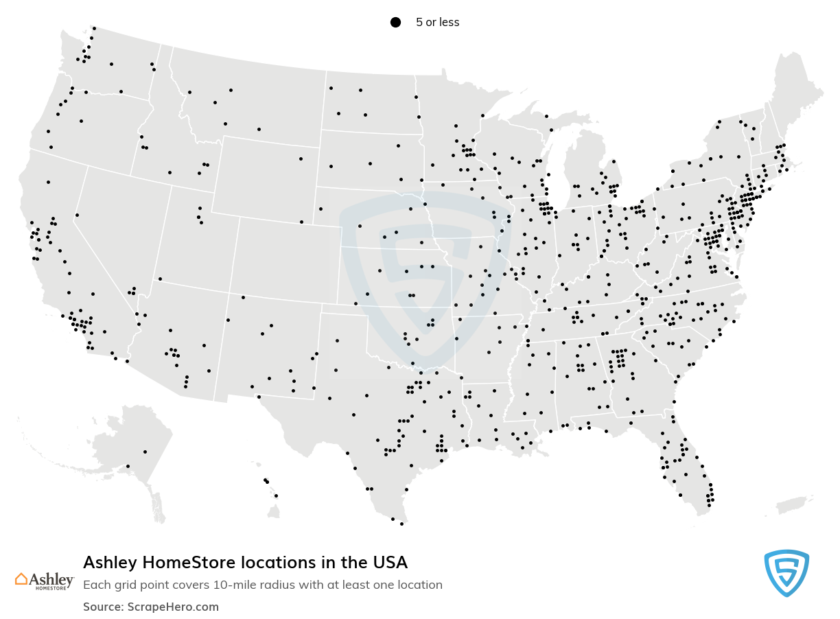 Ashley HomeStore locations
