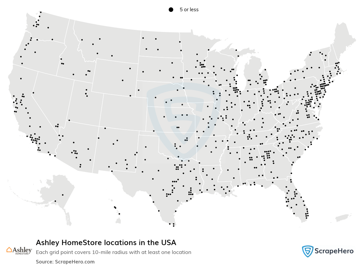 Ashley HomeStore locations