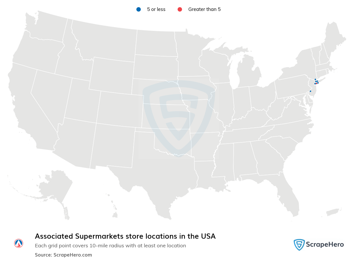 Associated Supermarkets store locations