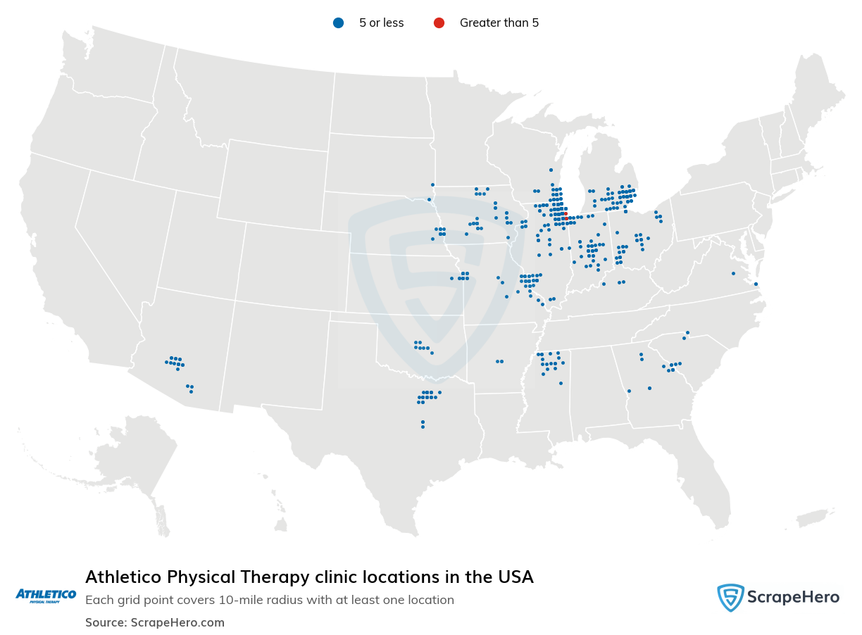 Athletico Physical Therapy clinic locations