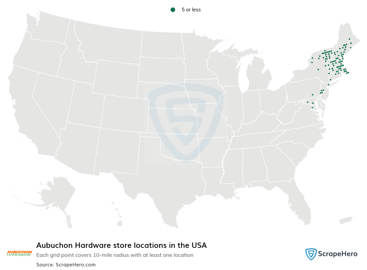 Aubuchon Hardware store locations