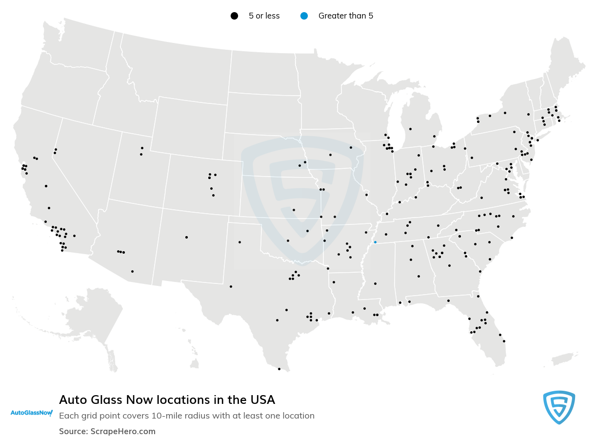 Auto Glass Now locations