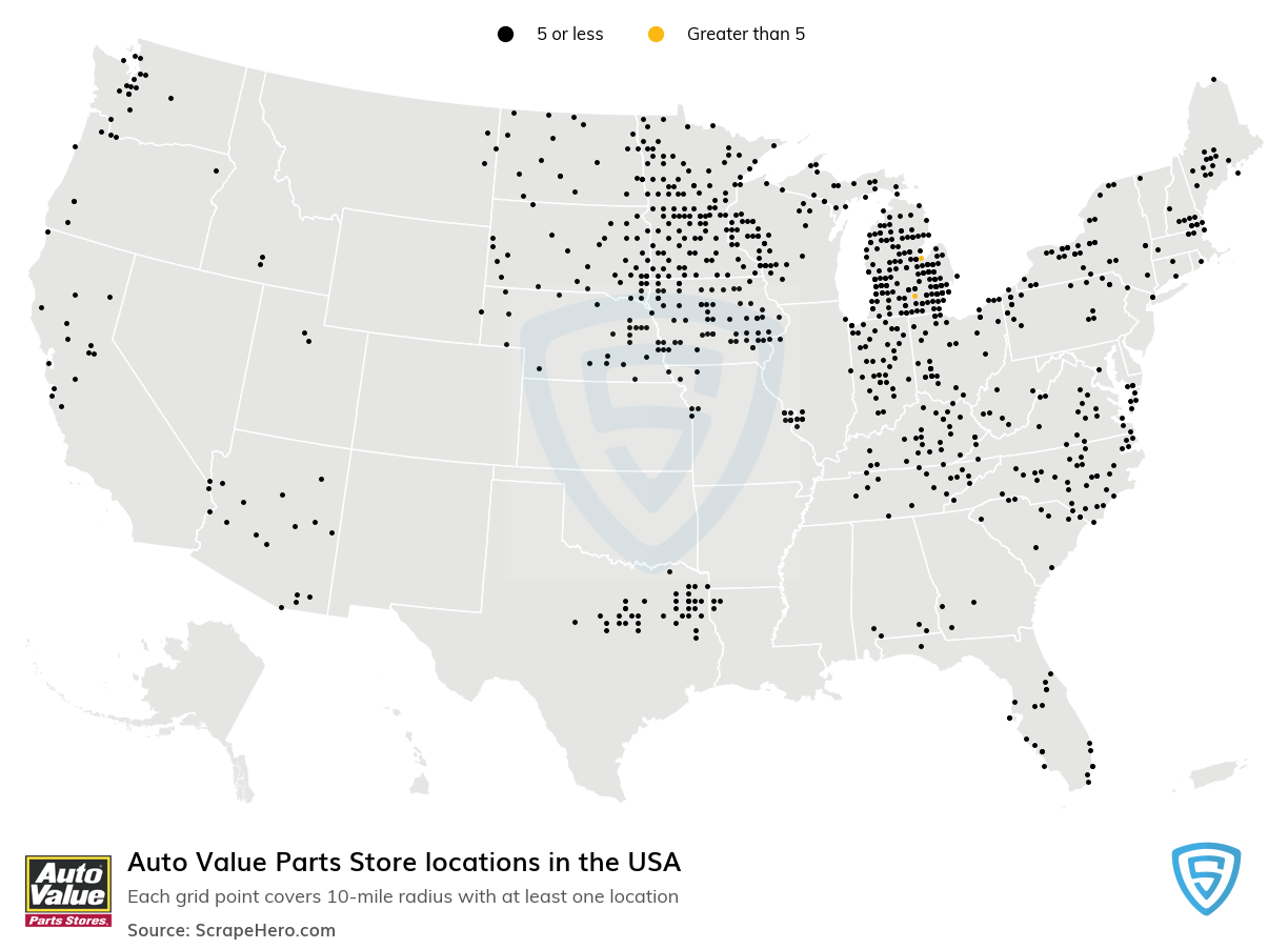 Auto Value Parts Store locations