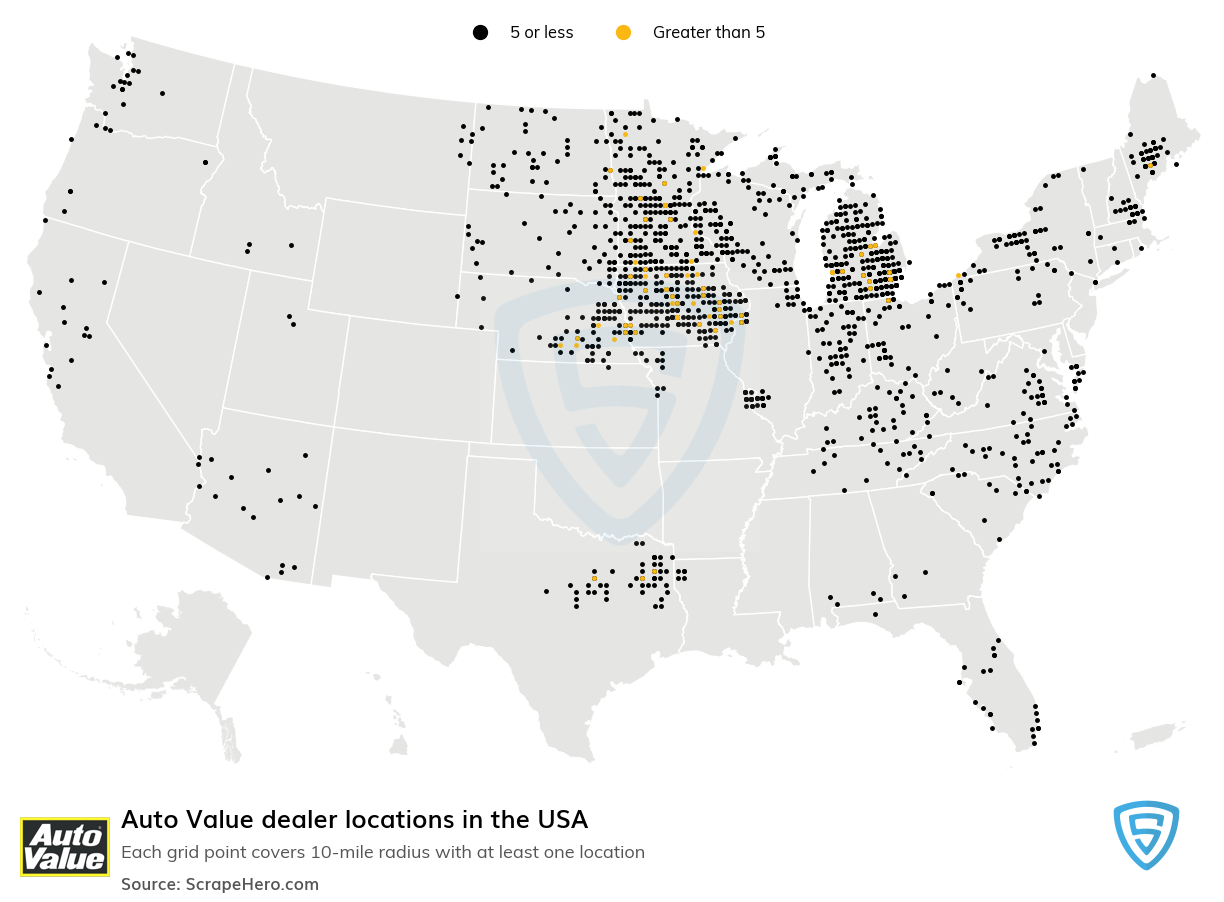 Auto Value dealer locations