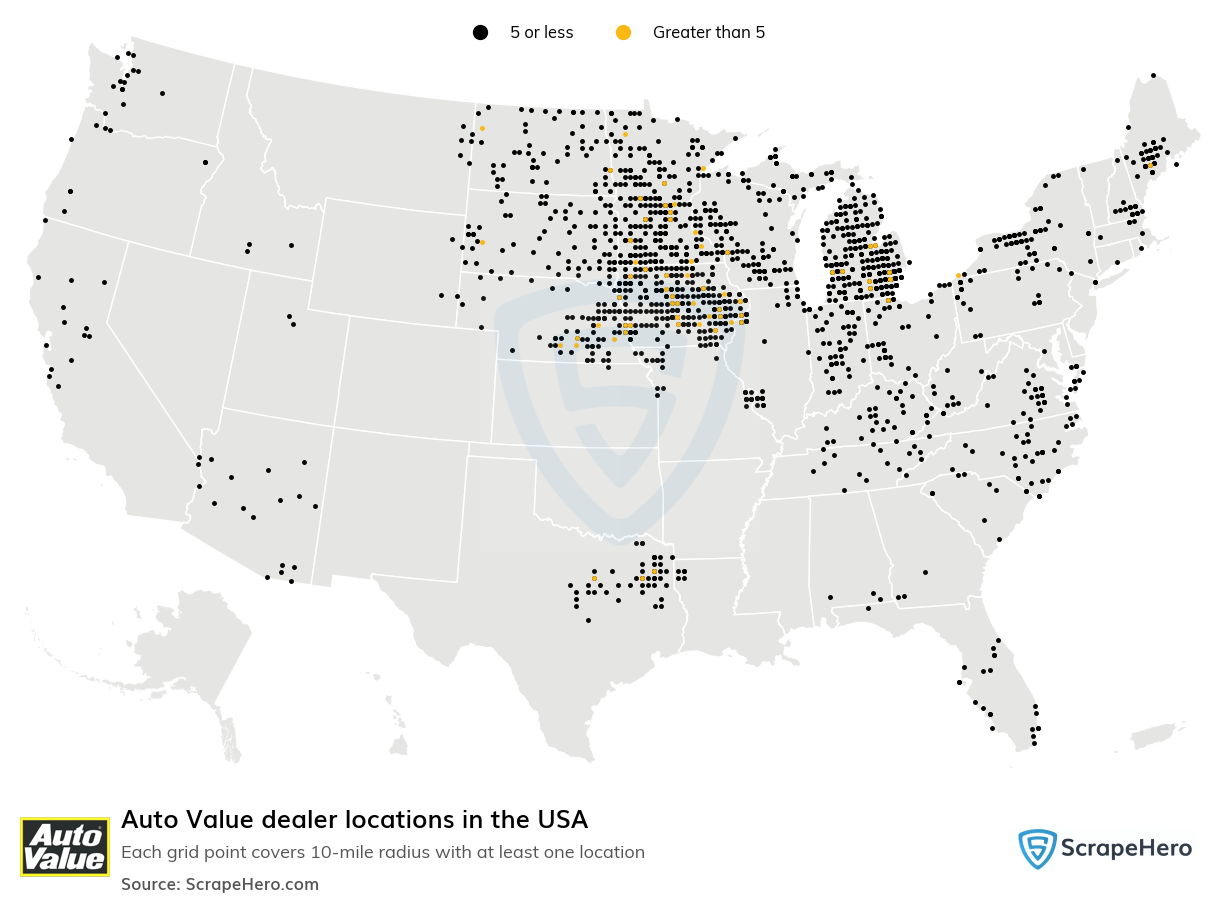 Auto Value dealer locations