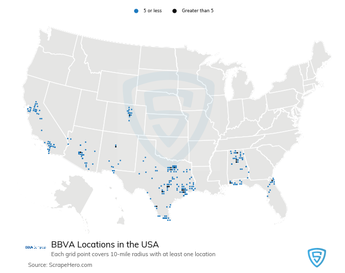 BBVA bank locations