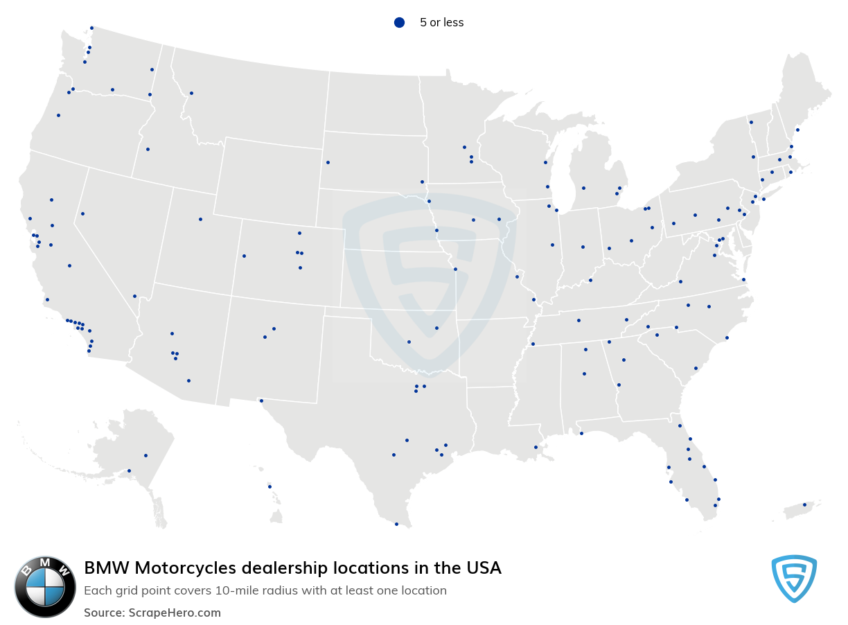 BMW Motorcycles dealership locations