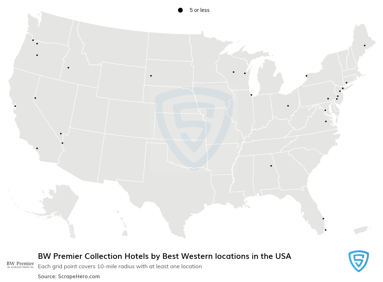 BW Premier Collection hotels locations