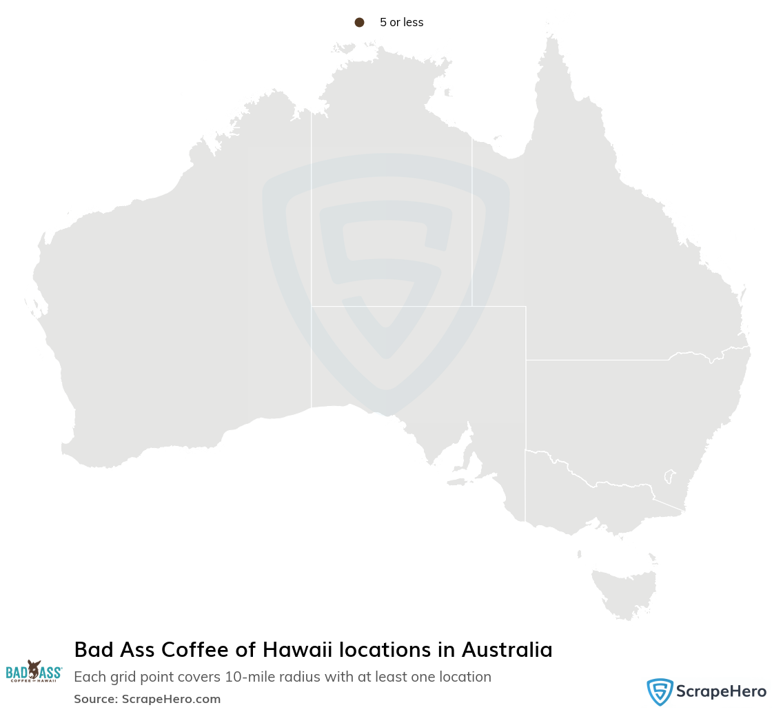 Bad Ass Coffee of Hawaii store locations