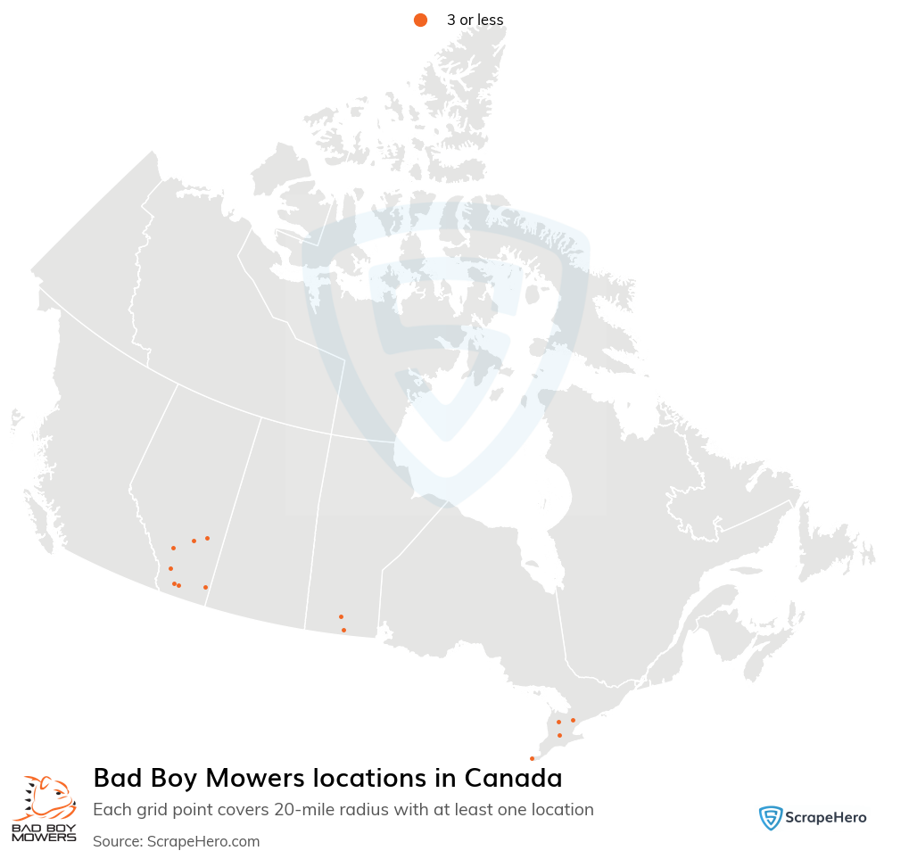 Bad Boy Mowers dealer locations