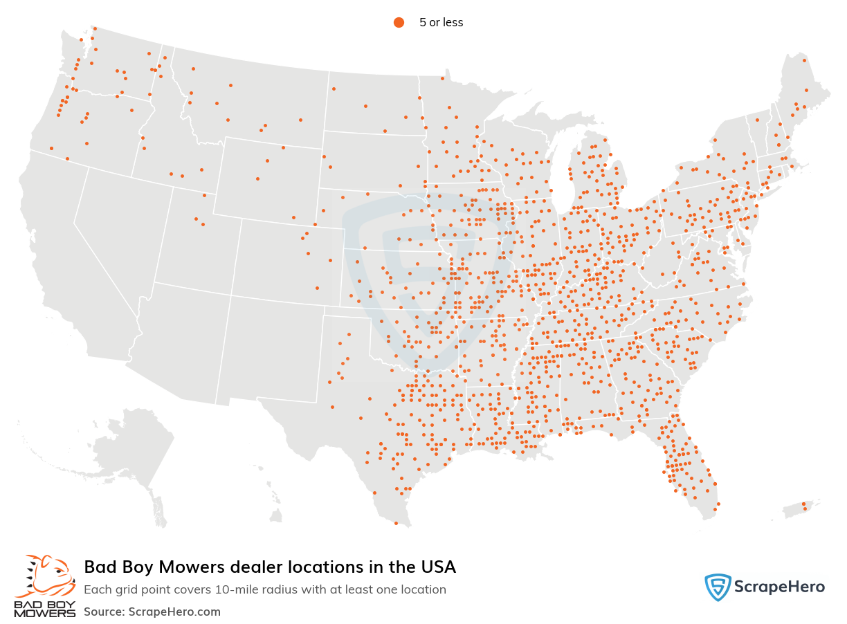 Bad Boy Mowers dealer locations