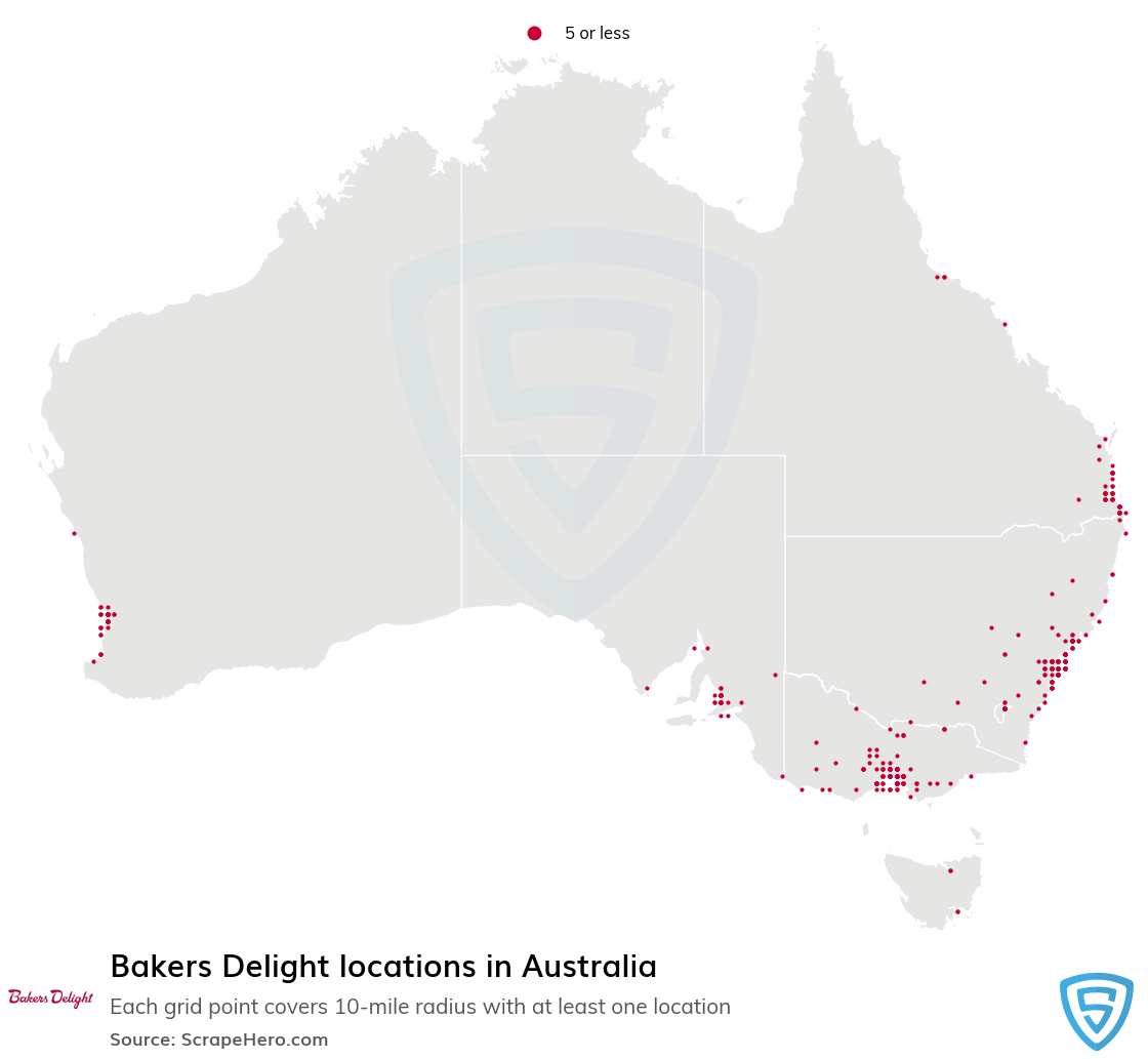 Bakers Delight store locations