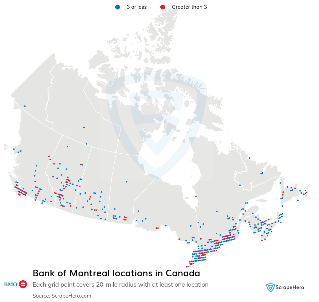 Bank of Montreal locations