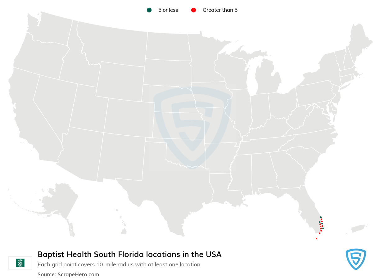Baptist Health South Florida locations
