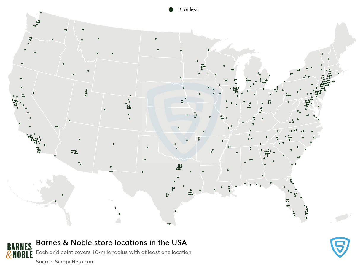 Barnes & Noble store locations