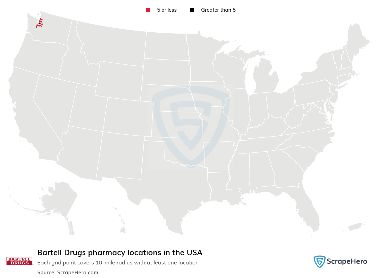 Bartell Drugs pharmacy locations