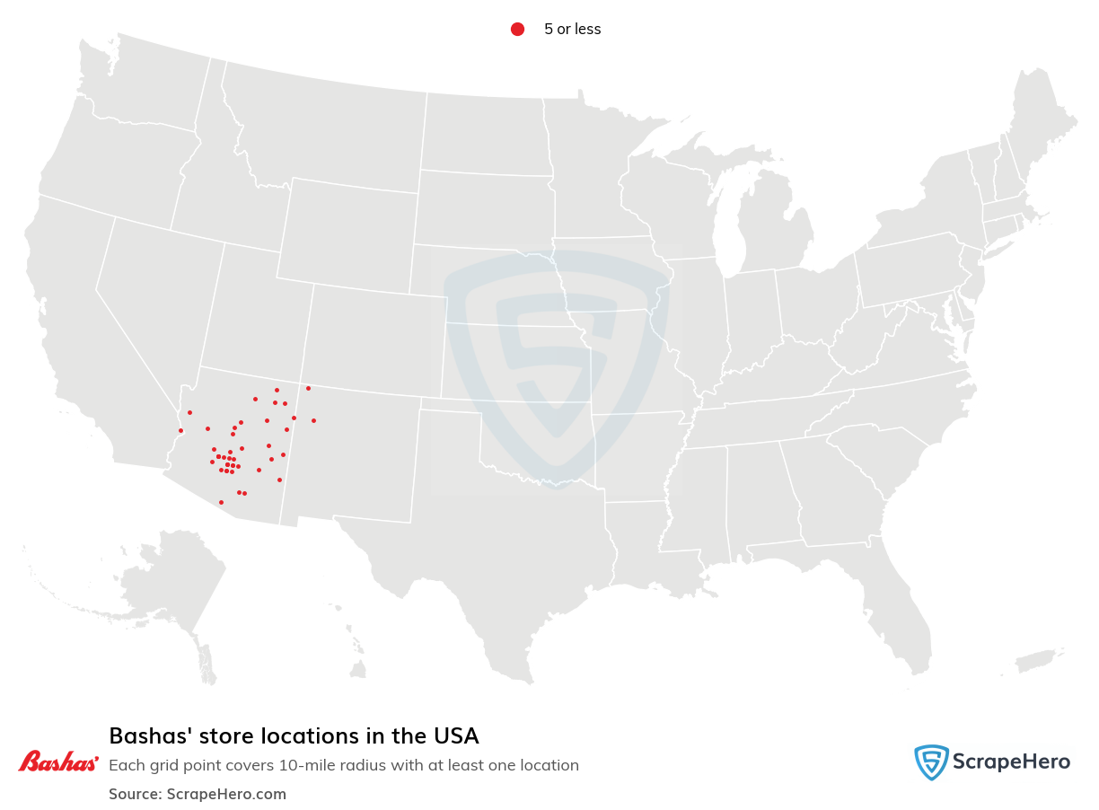 Bashas' store locations