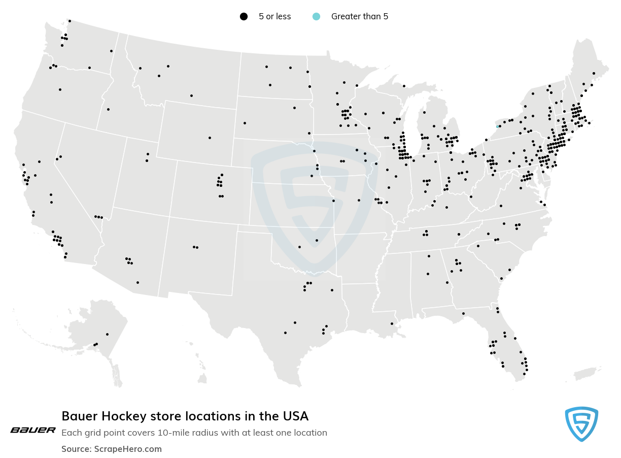 Bauer Hockey store locations