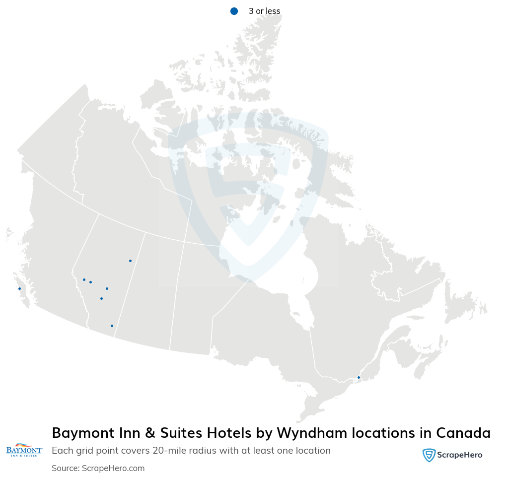 Baymont Inn & Suites Hotels by Wyndham locations