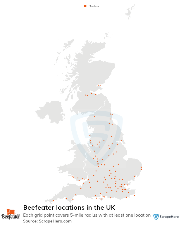 Beefeater store locations